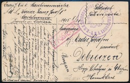 1915 Tábori Posta Képeslap Hajópostával / Field Postcard 'S.M.S. KAISER FRANZ JOSEF' - Andere & Zonder Classificatie