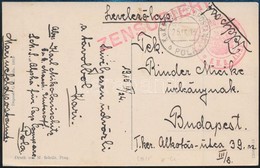 1915 Tábori Képeslap Hadihajó Postával 'S.M.S. ALPHA' - Andere & Zonder Classificatie