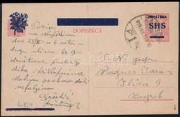 SHS 1919 10f Díjjegyes Levelezőlap, Bodor Vizsgálójellel - Sonstige & Ohne Zuordnung