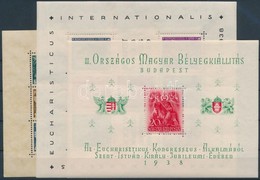 ** 1938 Eucharisztikus, ORBÉK és Szent István Blokkok (24.000) - Other & Unclassified