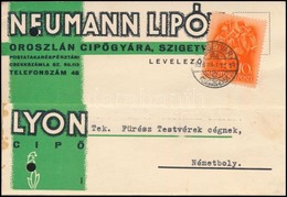 1938 Neumann Lipót Céges Levelezőlapja 'SZIGETVÁR' - Autres & Non Classés