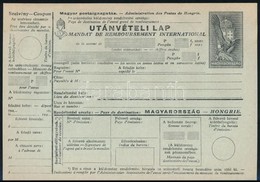 1944 Használatlan Utánvételi Lap / Unused COD Card - Sonstige & Ohne Zuordnung