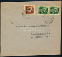 1945 (2. Díjszabás) Távolsági Levél Kisegítő 2 X 1P/1P + 1P/20f Bérmentesítéssel - Otros & Sin Clasificación