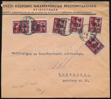 1945 (5. Díjszabás) Távolsági Levél Kisegítő 6 X 20P/30f Bérmentesítéssel - Autres & Non Classés