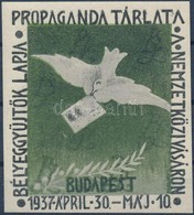 ** 1937/3a  Bélyeggyűjtők Lapja Propaganda Tárlata Emlékív Blokk (6.500) - Other & Unclassified