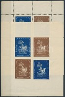 ** 1946/2a + 2b IV. Országos Bélyegkiállítás Kisív II. Pár (9.000) - Autres & Non Classés