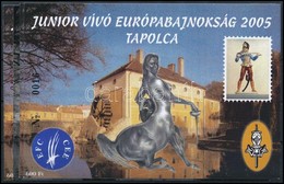 ** 2005 Junior Vívó EB Tapolca 4 Db-os Emlékív Garnitúra Azonos Sorszámmal (15.500) - Autres & Non Classés