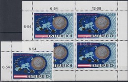 ** 2002 Euró Bevezetése ívsarki Bélyeg + Kisív Mi 2368 - Other & Unclassified