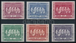 ** 1958 Személyiségek Sor,
Personalities Set
Mi 337-342 - Autres & Non Classés