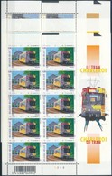 ** 2008 Villamosok Kisívsor  (3db Kisív) Mi 3819-3821 - Other & Unclassified