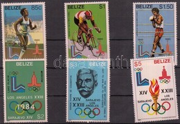 ** 1981 Olimpiák Történelme Sor Mi 563-568 + Blokksor 36-73 A - Autres & Non Classés