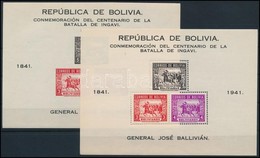 ** 1943 Az Ingavi Csata évfordulója Blokksor Mi 1-2 BC - Otros & Sin Clasificación