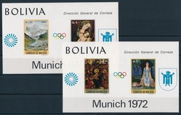 ** 1972 Nyári Olimpia, München Blokk Sor Mi 34-35 - Sonstige & Ohne Zuordnung