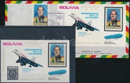 ** 1975 A Bolíviai Elnök, Zeppelin Mi 886 + Blokk 58 + FDC - Sonstige & Ohne Zuordnung