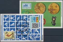 ** 1980 Nyári Olimpia, Moszkva Blokk Sor Mi 100-101 - Sonstige & Ohne Zuordnung