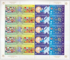 ** 2005 50 éves Az Europa CEPT Bélyeg Kisív Mi  419 A-422 A - Autres & Non Classés