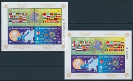 ** 2005 50 éves Az Europa CEPT Fogazott és Vágott Blokk Mi 27 A + B - Sonstige & Ohne Zuordnung