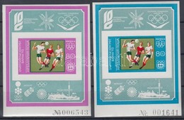 ** 1973 Nyári Olimpia, München Blokk Sor Mi 42B-43 - Otros & Sin Clasificación