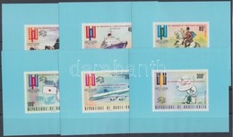 ** 1974 100 éves Az UPU Sor Mi 532-537 Blokkformában - Other & Unclassified