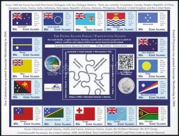 ** 2012 Csendes-óceáni Szigetek Konferenciája, Zászlók, 14 értékes + 16 értékes Kisív - Andere & Zonder Classificatie