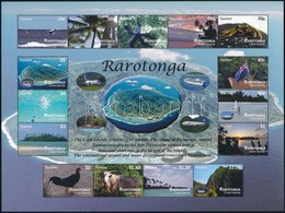 ** 2011 Rarotonga Látképek Kisív Mi 28-42 - Autres & Non Classés