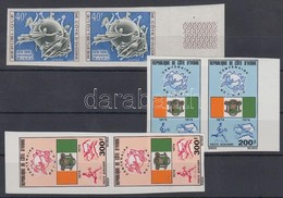 ** 1974 100 éves Az UPU Vágott Sor ívszéli Párokban Mi 458-460 - Otros & Sin Clasificación