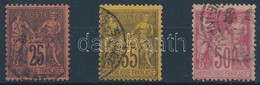 O 1877-1886 Mi 74, 75b, 81 I  (Mi EUR 83.-) - Altri & Non Classificati