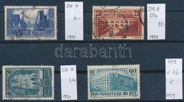 O 1929-1939 Mi 241 III, 242 A, 256 III, 442 (Mi EUR 50,50) - Sonstige & Ohne Zuordnung