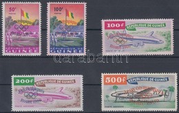 ** 1960 Római Nyári Olimpia Sor Felülnyomással Mi 49-53 - Other & Unclassified