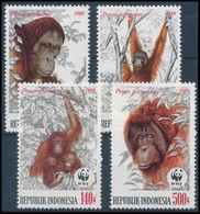 ** 1989 WWF: Orángután Sor,
WWF: Orangutan Set
Mi 1291-1294 - Otros & Sin Clasificación