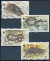 ** 1984 WWF: Boa Sor,
WWF: Boa Set
Mi 591-594 I - Andere & Zonder Classificatie