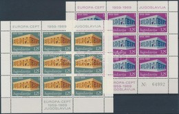 ** 1969 Európa Kisívsor Mi 1361 II-1362 II - Otros & Sin Clasificación