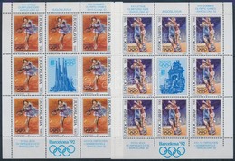 ** 1992 Nyári Olimpia; Barcelona Sor + Kisívsor Mi 2538-2541 - Otros & Sin Clasificación