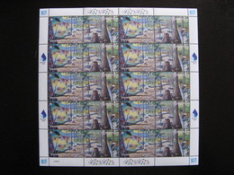 O.N.U. Siège De New-York: TB Feuille De 10 Paires N° 910 Et N° 911, Neufs XX. - Unused Stamps