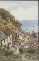 AR Quinton - Clovelly From Above, Devon, C.1930 - Salmon Postcard - Clovelly