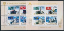 ** 2005 50 éves Az Europa CEPT Fogazott és Vágott Blokk Mi 206 A + B - Autres & Non Classés