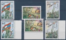 ** 1978 Haderő ívszéli Fogazott + Vágott Sor Mi 458 A-B - 460 A-B - Autres & Non Classés