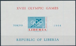 ** 1964 Nyári Olimpia, Tokió Vágott Blokk,
Summer Olimpics, Tokio Imperforated Block
Mi 31 B - Autres & Non Classés