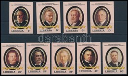 ** 1982 Elnökök Vágott Sor,
Presidents Imperforated Set
Mi 1238-1246 - Otros & Sin Clasificación