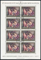 O 1976 Rubens Festmények Kisív Sor Mi 655-657 - Andere & Zonder Classificatie