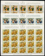 ** 1980 Kultúra Kisívsor Mi 754-756 + 1982 Bélyegkiállítás Kisívsor Mi 797-798 (Mi EUR 72,-) - Autres & Non Classés