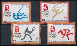 ** 2008 Nyári Olimpia, Peking Sor,
Summer Olympics, Beijing Set
Mi 469-472 - Andere & Zonder Classificatie