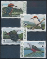 ** 1990 WWF: Madár Sor,
WWF: Bird Set
Mi 174-177 - Sonstige & Ohne Zuordnung