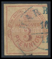 O 1853 Mi 6 (1 Oldal Szürke Vágva / Dünn) (Mi EUR 400,-) - Sonstige & Ohne Zuordnung