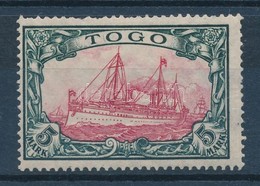 * Togo 1919 Mi 23 II A Vizsgálójellel, Fent Rövid Fogak (Mi EUR 220,-) - Otros & Sin Clasificación