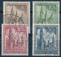 O 1953 A Vilmos Császár-templom újjáépítése Sor Mi 106-109 (Mi EUR 230.-) - Andere & Zonder Classificatie