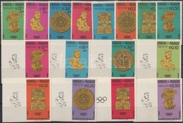 ** 1966 Előolimpia Fogazott és Vágott Sor Mi 1535-1550 + Blokksor 81-82 - Autres & Non Classés