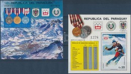 ** 1976 A Téli Olimpia érmesei Blokkpár Mi 276-277 - Otros & Sin Clasificación