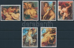 ** 1985 Rubens Festmények Sor 6 értéke + Kisív,
Rubens Paintings 6 Values Of Set + Minisheet
Mi 3916-3921 + 3922 - Andere & Zonder Classificatie