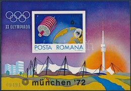 ** 1972 Müncheni Olimpia (II) Sor + Fogazott és Vágott Blokkok Mi 3035-3040 + Blokk 97-98 - Altri & Non Classificati